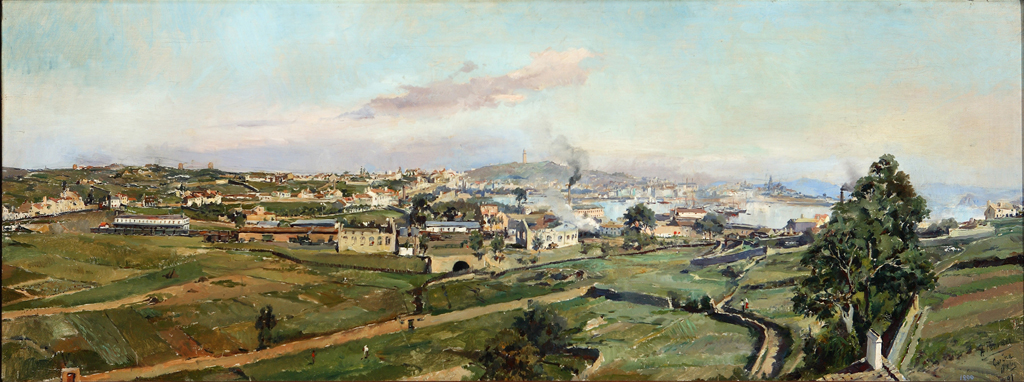 Vista da Coruña 1891