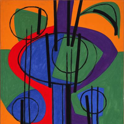 paisaje con árboles