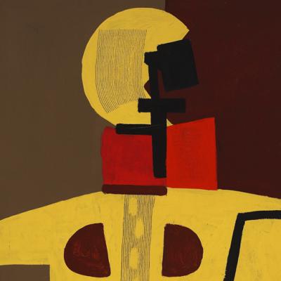 figura amarilla y roja