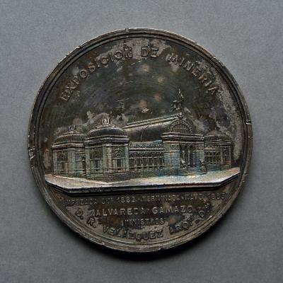 Medalla conmemorativa de la primera Exposición Minera española (1883) - 1789