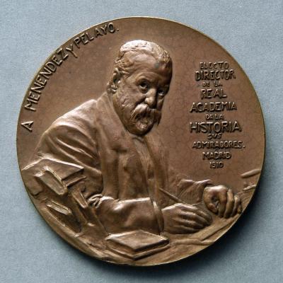 Medalla de homenaje a Menéndez y Pelayo (1910) - 1830